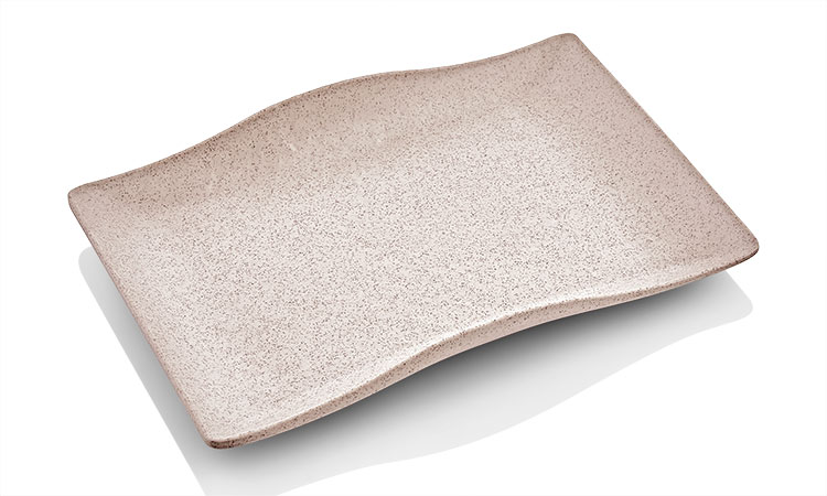 Pjate Drejtkendeshe Bezhe 34*23 Cm Imp