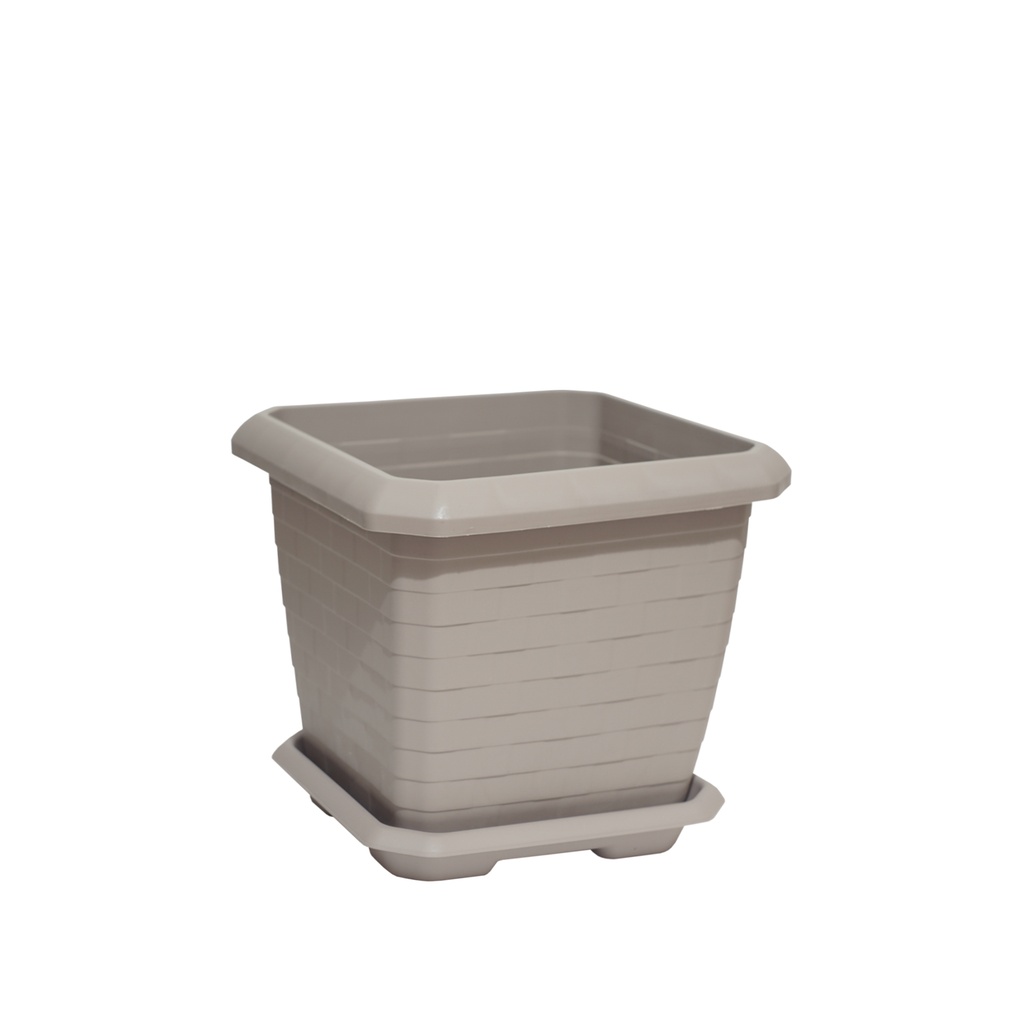 VAZO KATRORE KAFE E CELUR   44.2X44.2X40 CM IMP 