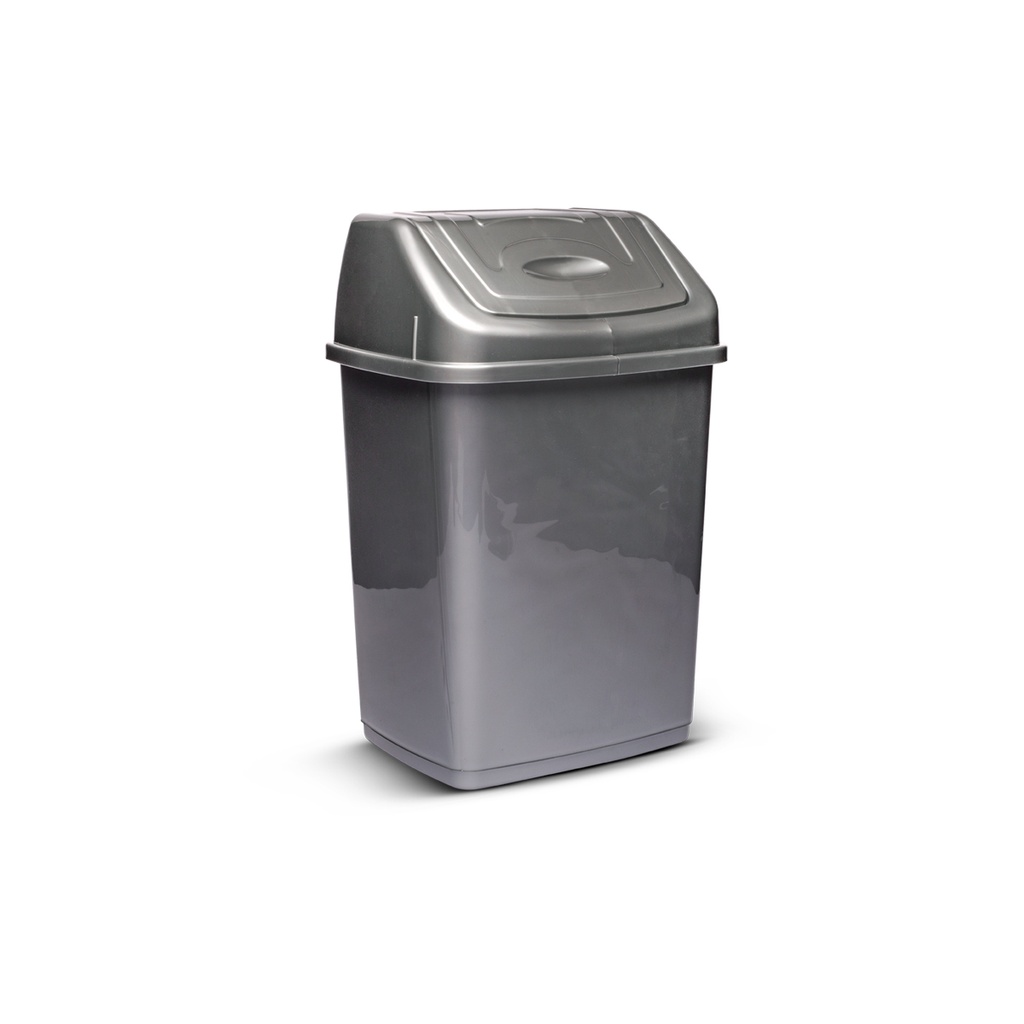 Kosh Mbeturinash Me Nje Hapje 16L Imp/Gri