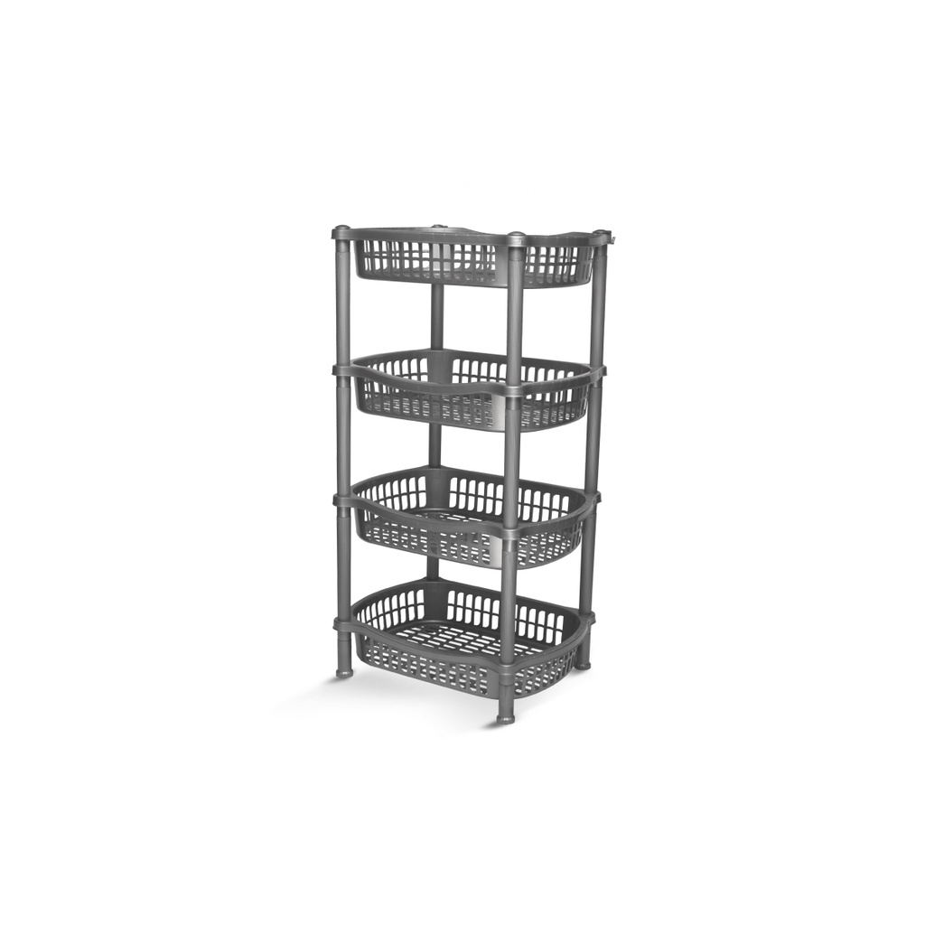 Raft Oval Me 4 Rafte Imp Gri