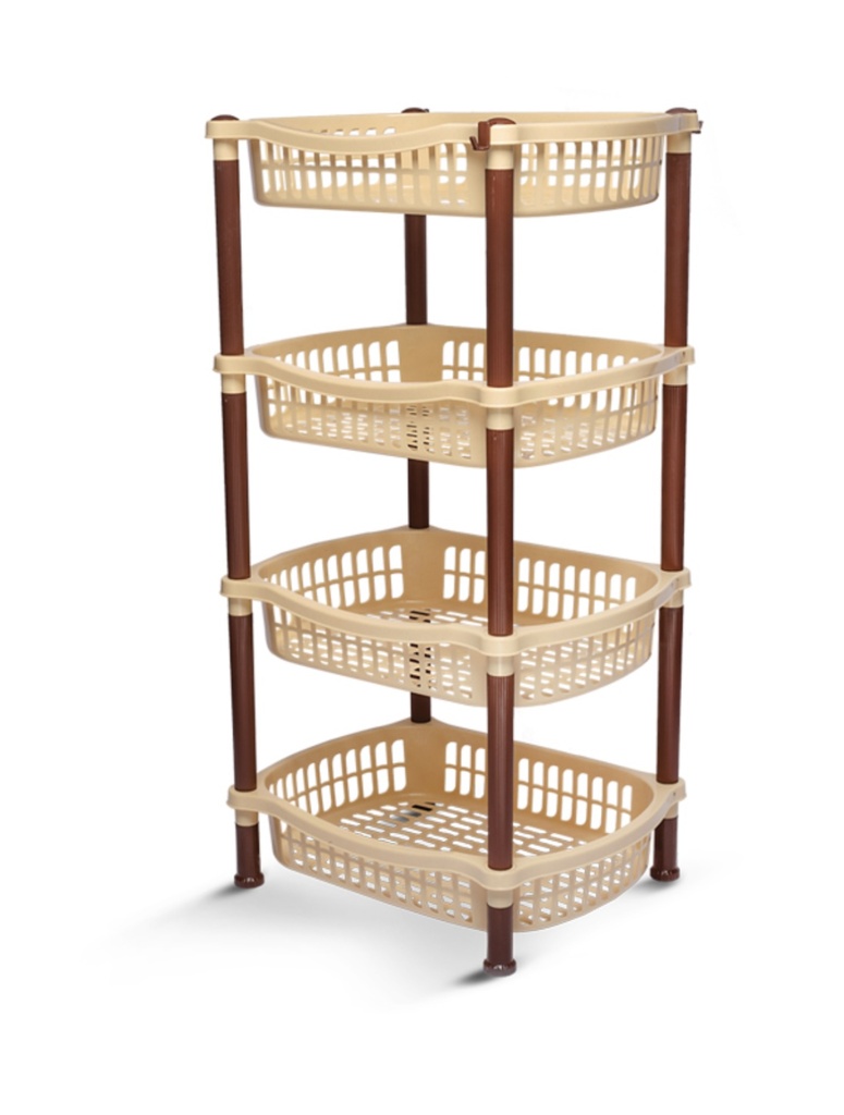 Raft Oval Me 4 Rafte Imp/Krem