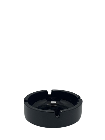 BISTRO ASHTRAY 107 MM BLACK PK2(x12) 1204372 B10
