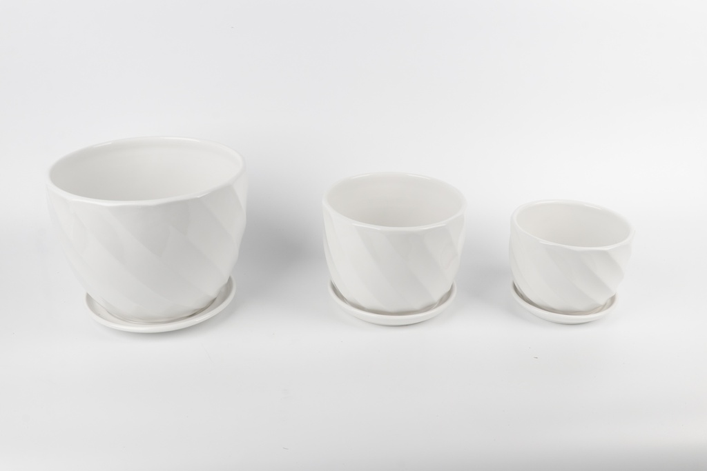 Vazo Porcelani Set*3 N Imp