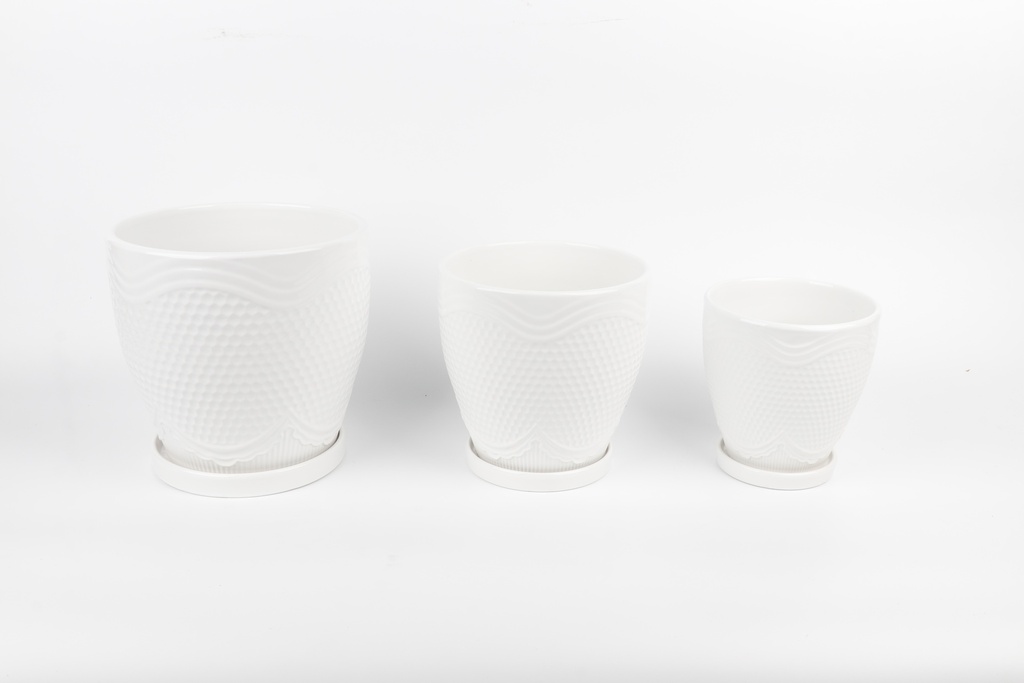 Vazo Porcelani Set*3 N Imp