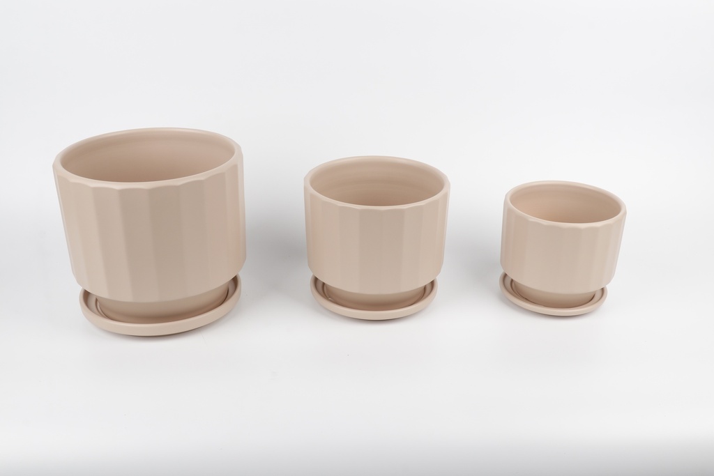 Vazo Porcelani Set*3 Color Imp