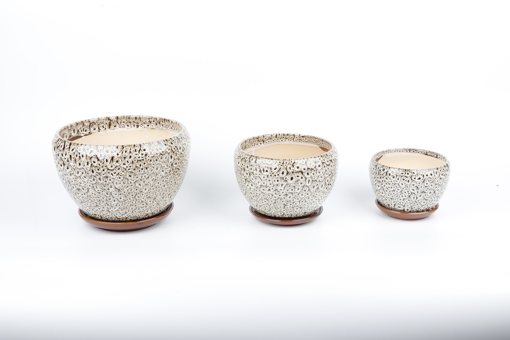 Vazo Porcelani Set*3 Classic Imp