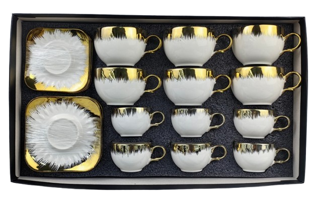 Set Filxhan Caji Dhe Kafe Gold Imp
