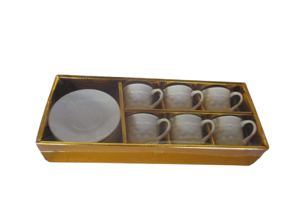 Filxhan Kafe I Bardhe Set*6 Imp