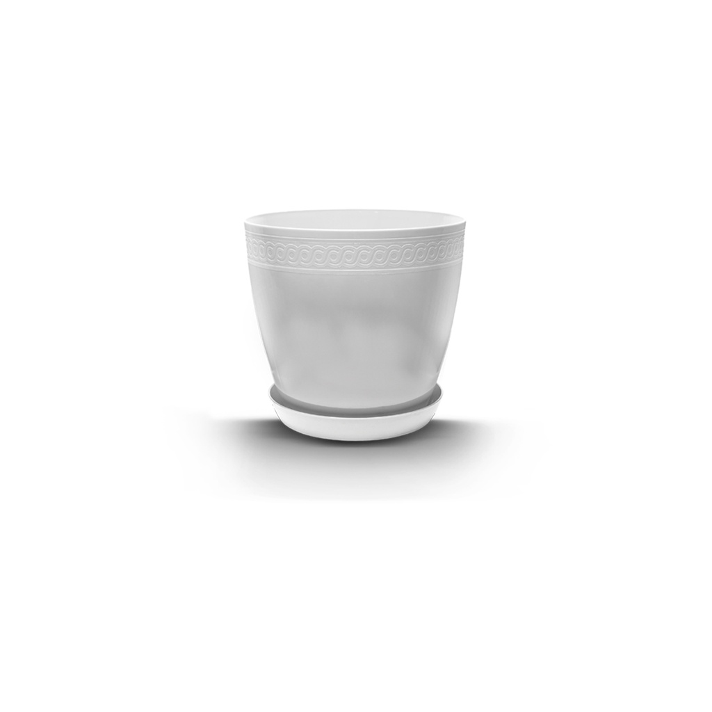 Vazo Rrumbullake Lale Nr.2 E Bardhe