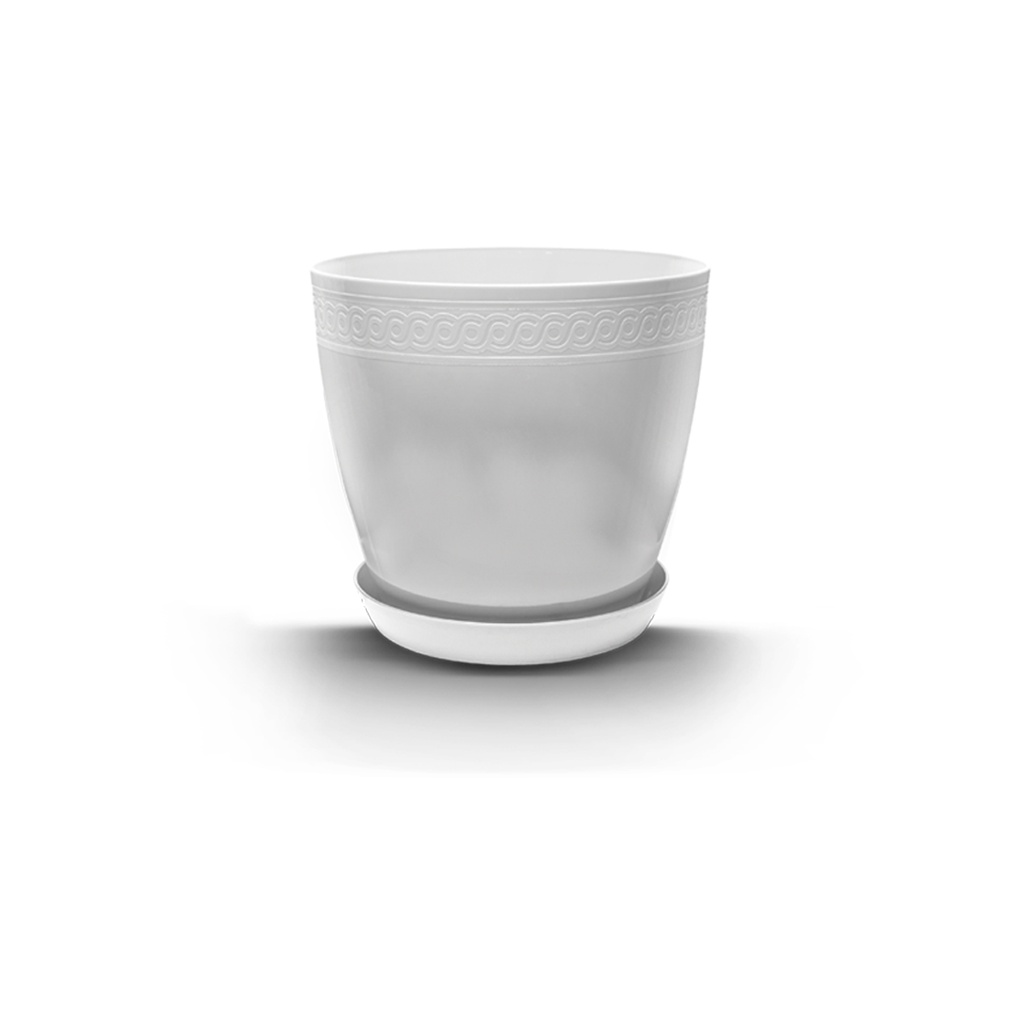 Vazo Rrumbullake Lale Nr.3 E Bardhe