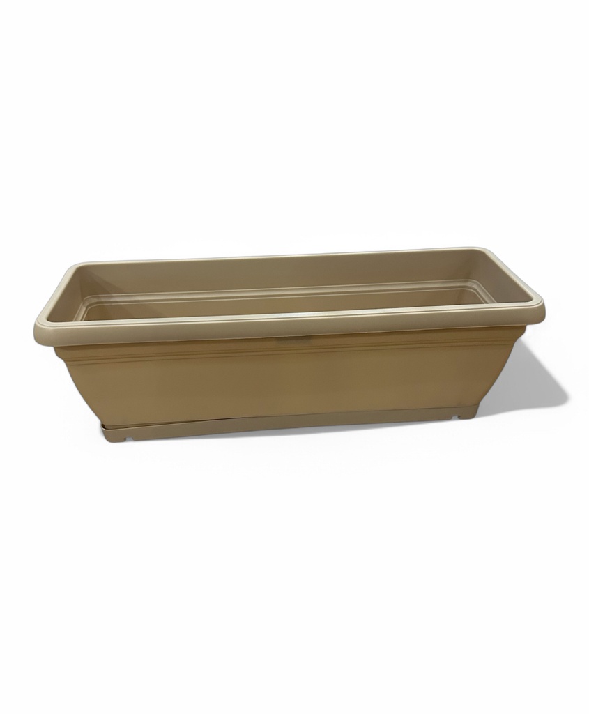 Vazo Drejtkendeshe 50 Cm 9.5L Bezhe