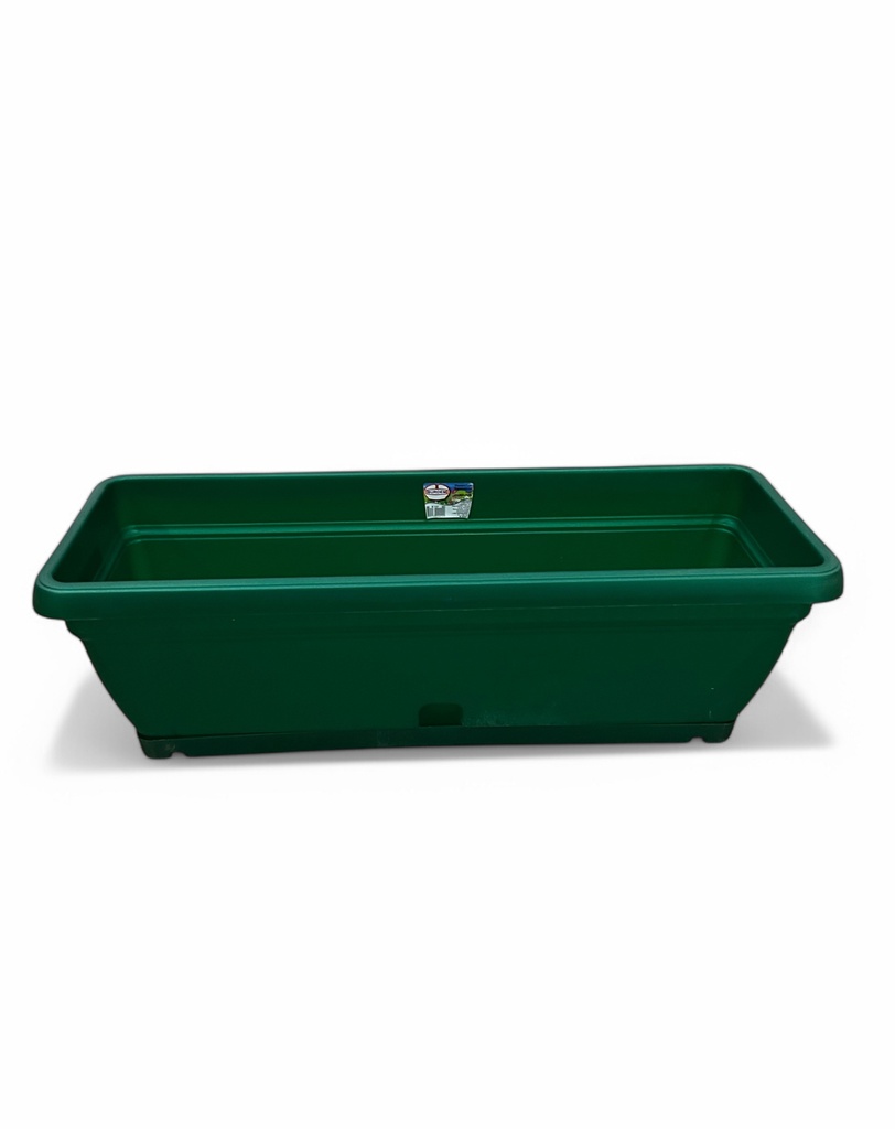 Vazo Drejtkendeshe 50 Cm 9.5L Jeshile E Erret