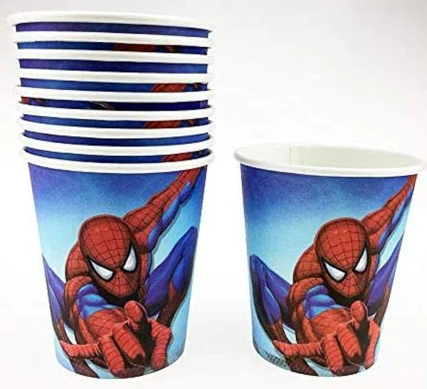 Gote kartoni nje perdorimshme, set 10 cope, me Spiderman 