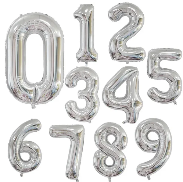 Tullumbace me numra silver 32 inch 