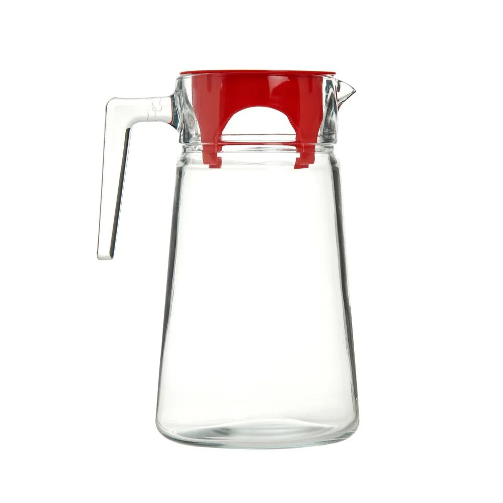 CITY JUG RED PLS. LID v: 2000 cc 				 