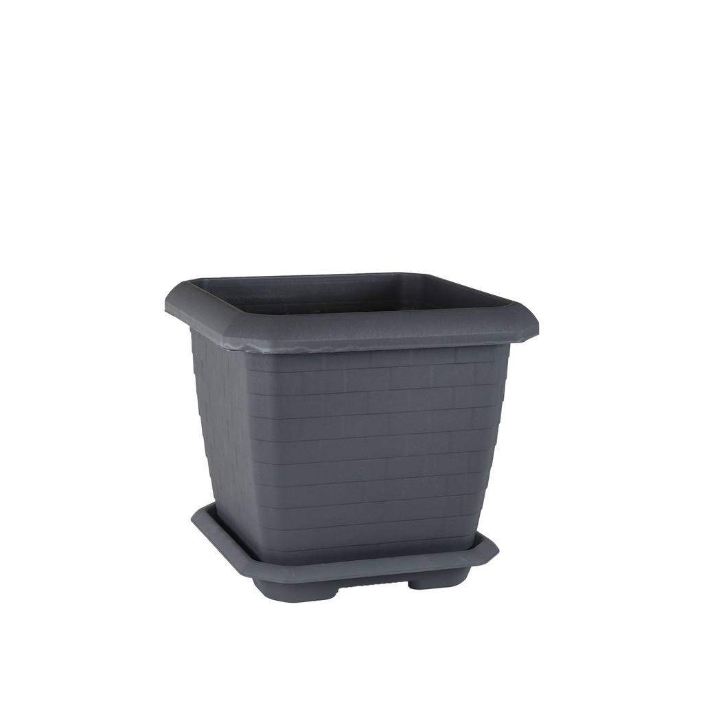 VAZO KATRORE GRI  44.2X44.2X40 CM IMP