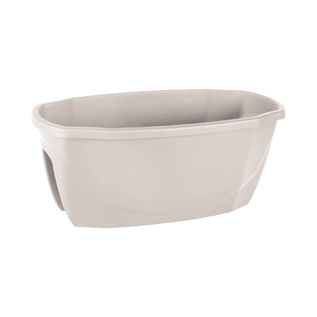 VAZO DREJTKENDORE BALLKON E BARDHE 58X29X24 CM IMP