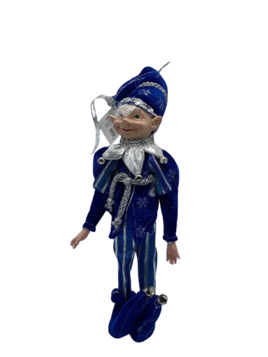 [75698] Elf Krishtlindje Blu/Argjend
