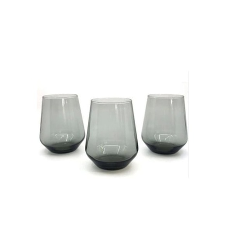[41536PK3G] ALLEGRA TUMBLER GRI 425 cc set*3