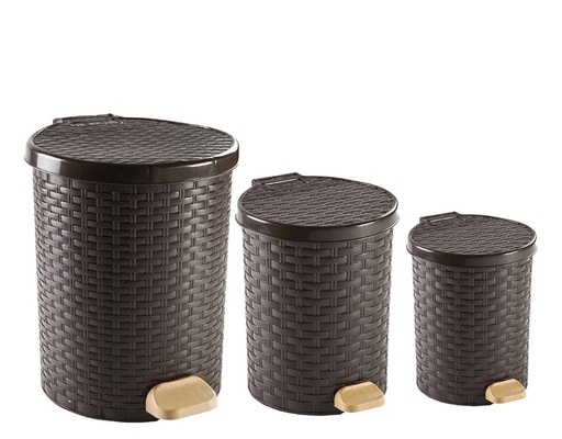 [Violet0725] Kosh Mbeturinash Rattan Set*3 Imp