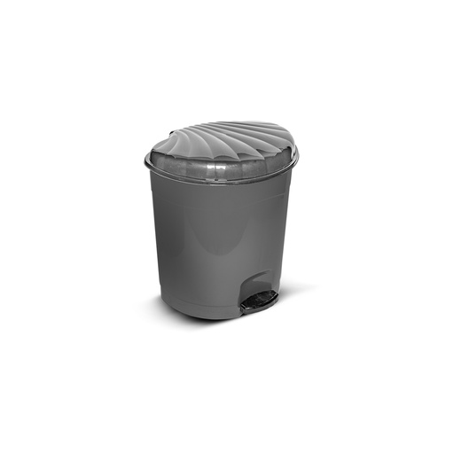[B173-2/5] Kosh Mbeturinash Me Kembe Kapak Guaske 14L Imp Gri