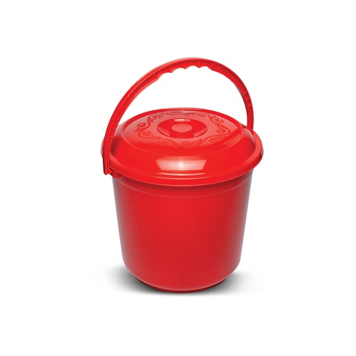 [B101-3/3] Kova Me Kapak 18L Imp Kuqe