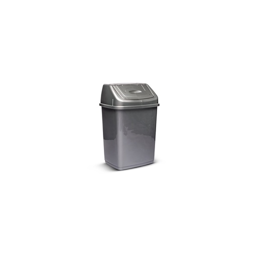 [B128-1/2] Kosh Mbeturinash Me Nje Hapje 5L Imp/Gri