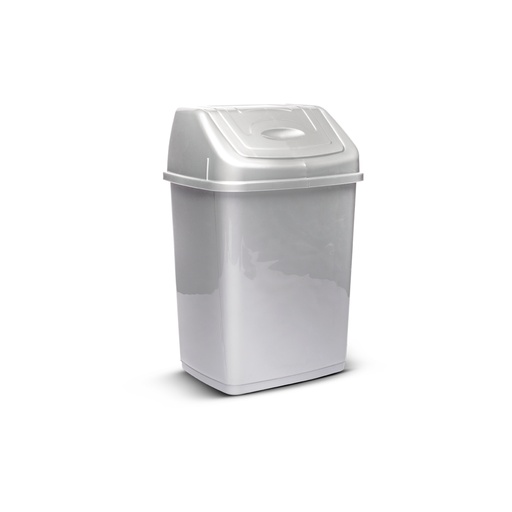 [B128-3/1] Kosh Mbeturinash Me Nje Hapje 16L Imp/Bardhe