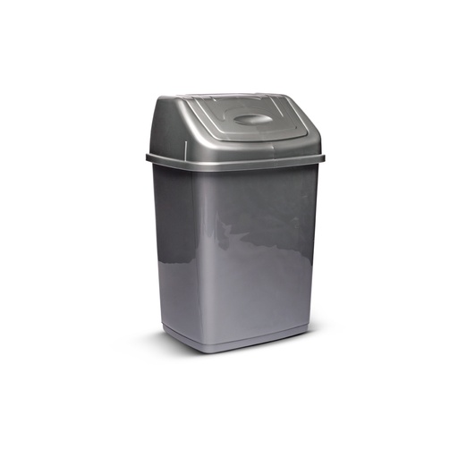[B128-3/5] Kosh Mbeturinash Me Nje Hapje 16L Imp/Gri