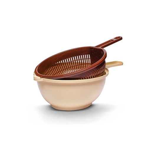 [B156/1] Kullorese Makaronash Me Dy Pjese Imp Bezhe