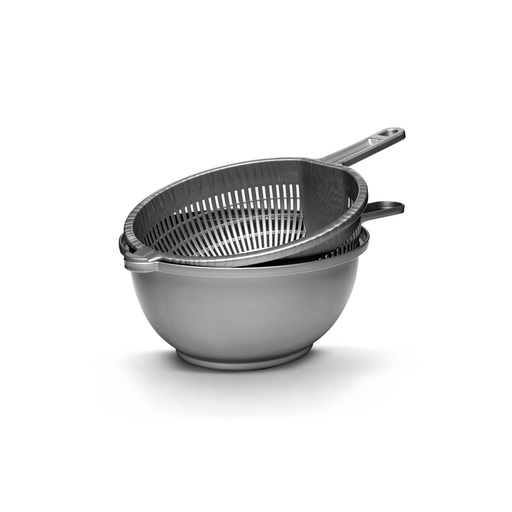 [B156/4] Kullorese Makaronash Me Dy Pjese Imp Gri