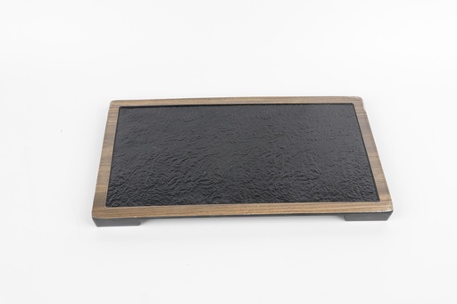 [CH6-KE373] Pjatance Drejtkendore Me Kornize Druri 33*18Cm Imp