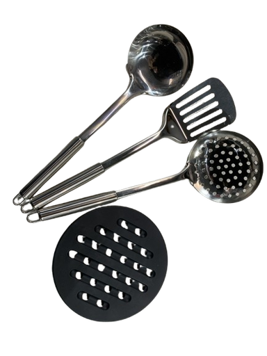 [CH10-KV-6636.5] Set Garuzhde+Spatul+Luge+Mb Tenxhere IMP