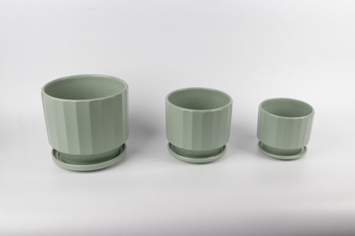 [CH7-KE407] Vazo Porcelani Set*3 Color Imp