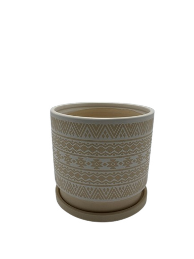 [CH7-KE409.1] Vazo Porcelani Boho E Vogel Imp PF