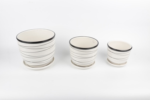 [CH7-KE400] Vazo Porcelani Set*3 N Imp