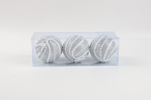 [CH8-KE698] GLOB  SILVER ME PUNIM SET *3 IMP