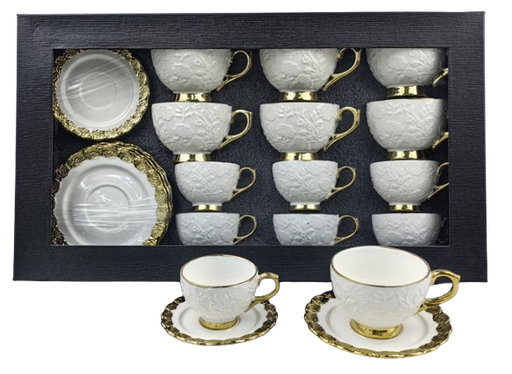 [CH2-KE822] Set Filxhan Caji Dhe Kafe Gold Imp