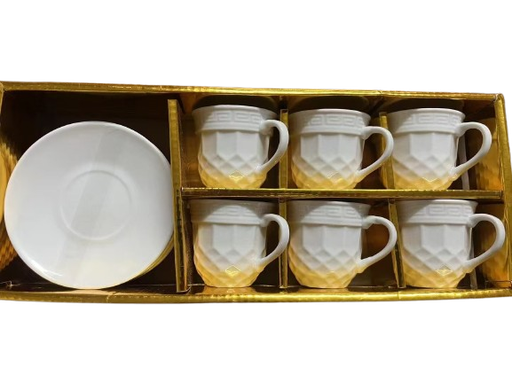 [CH2-KE846] Filxhan Kafe I Bardhe Set*6 Imp