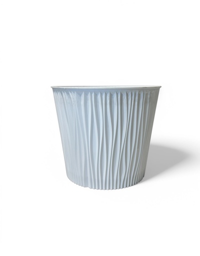 [B224-2/2] Vazo Rrumbullake Me Punim 3.3L Nr.2 E Bardhe