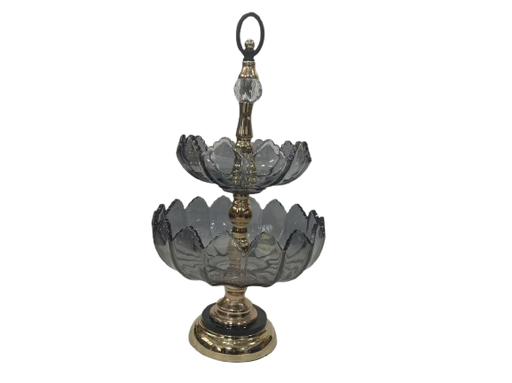 [CH3-KE956] Bonbonier Qelqime Dy Kate D24.5+14 Cm* H48 Cm Imp