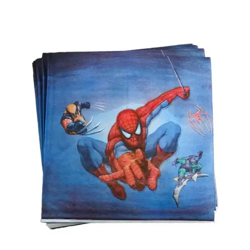 [1385-95] Peceta per ditelindje, set 20 cope, me Spiderman 