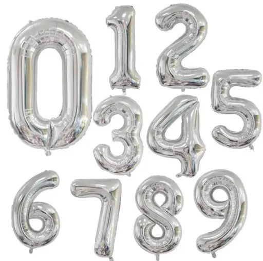 [1404-221] Tullumbace me numra silver 32 inch 