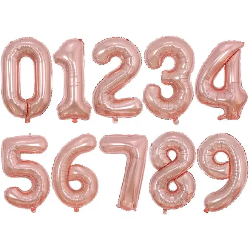 [1404-20] Tullumbace me numra rose gold 32 inch 