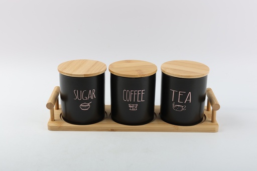 [CH2-KE1584] Mbajtese Kafe Sheqer E Zeze Set*3 Imp