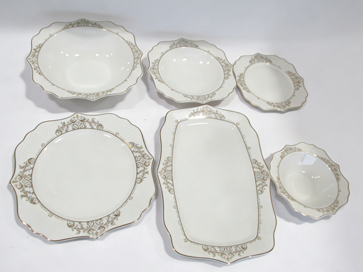 [CH2-KE1985] Set Pjatash Porcelani Premium Me 26 Pjese Imp