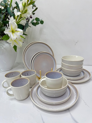 [CH2-KE2127] Set Pjatash Qeramike Me 16 Pjese Imp