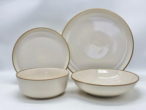 [CH2-KE2687] Set Pjatash Qeramike Me 24 Pjese Imp