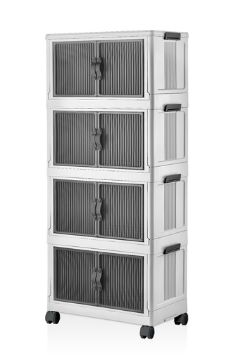 [LN-3003-01] Raft Plastik Me 4 Kate I Bardhe Imp  